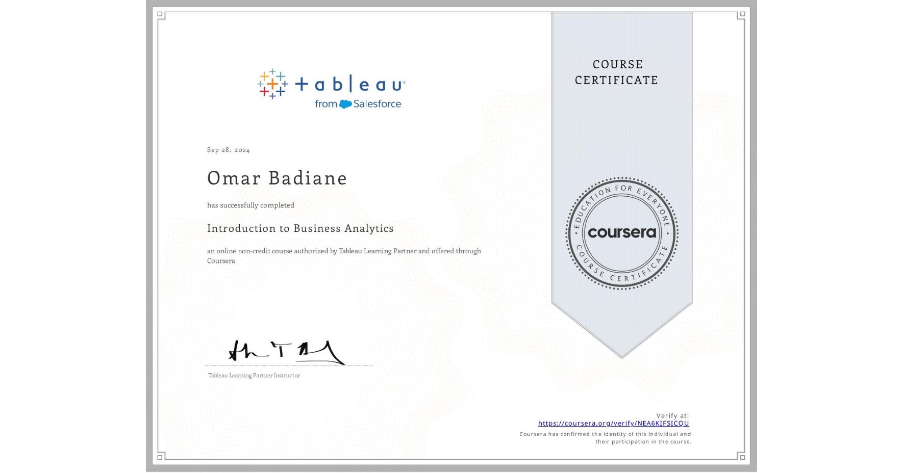 Introduction to Business Analytics